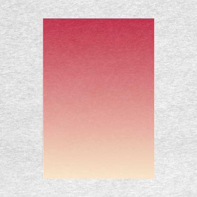 Relaxing Red Gradient Fashion Print by Auto-Prints